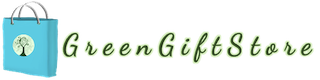 Green Gift Bags Store Logo